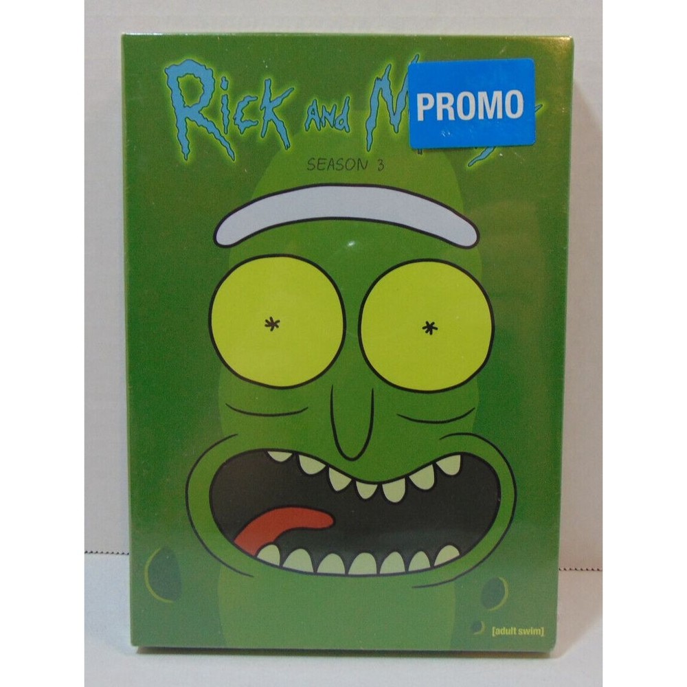 Rick and Morty: Season 3 (DVD, 2017) Pickle Rick Brand New And Sealed Promo Ed.